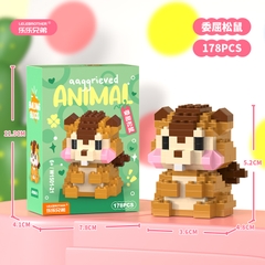 Combo 3 bộ lắp ghép động vật 178pcs. SKU: LG-W1501-21 ( VAT 001-C3-11 ) - K118-T3-S9