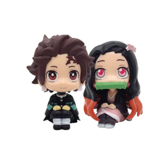 Mô hình đồ chơi - figure Demon Slayer Nezuko bản chibi - Kimetsu No Yaiba - No Box - N1-K29-T1-S3
