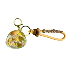 Móc khóa capy bara hình cầu - Dây móc dài : 9cm - Mô Hình Cao : 4cm - Nặng : 50gram - No Box - SKU: moc127 - (Vat: 88223-7) K79-T1-S14