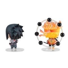 Mô hình Naruto Bộ 2 nhân vật Naruto - Sasuke - Cao 8-9cm - nặng 200gram - Figure Naruto - No Box - N3-K38-T1-S2
