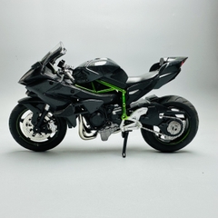 Mô Hình Xe kawasaki H2R đen 1:12 Hợp kim - Có tiếng - đèn pha sáng - Dài 18cm - rộng 6cm - cao 10cm - nặng ~ 700gram - FULL BOX : box màu SKU : oto157