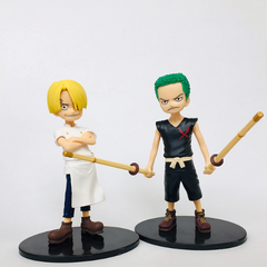 Mô hình đồ chơi - Combo cả ae Luffy Zoro Sanji ACE Sabo lúc nhỏ siêu đẹp Cao 15cm -  One Pece - No Box - N3-K43-T3-S1