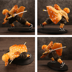 Mô hình figure Demon Slayer Agatsuma Zenitsu Cao 15cm -  Kimetsu No Yaiba - Box màu - N4-K9-BL3-N1-K7-T3-S1