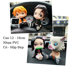 Mô Hình đồ chơi - Hashibira Inosuke lắc đầu - Kimetsu no Yaiba - Bộ lắc đầu - Có Hộp Màu - N3-K26-T4-S2