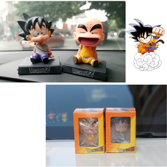 Mô Hình đồ chơi - Son Goku Áo Xám Lắc Đầu - Dragon Ball - Bộ lắc đầu - Có Hộp Màu - N3-K27-T1-S3