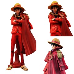 Mô hình đồ chơi - luffy mũ rơm áo choàng đỏ bản kỉ niệm 20 năm - One Piece - No Box - N4-K3-BL3