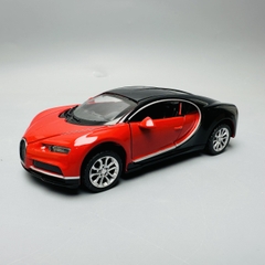Mô Hình xe Bugati đen đỏ tỉ lệ 1:32 Hợp kim có thể mở cửa - bánh sau chạy cót - Dài 12.5cm - rộng 6cm - cao 3cm nặng : 200gram - FULL BOX : box màu SKU : oto206 - K68-T2-S2
