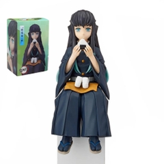 Mô Hình Kimetsu No Yaiba Hà Trụ dáng ngồi cao 14cm - Figure Thanh gươm diệt quỷ - Có Vỏ Hộp màu