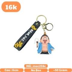móc khóa thái ất chân nhân - dây dài 11cm mô hình cao 6cm - nặng : 50gram - no box