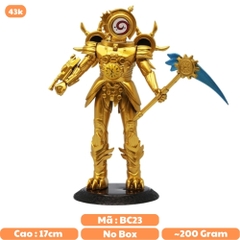 Mô Hình Toilet Man Vàng Cầm Liềm nhân vật trong Skibidi Toilet - Cao 17cm - nặng 200Gram - Bọc túi OPP - No Box - K22-T2-S1