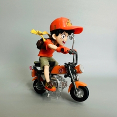 Mô Hình One piece Luffy lái xe máy cao 12cm nặng 300g , Figure Onepiece - Hộp Màu - N1-K7-T3-S2