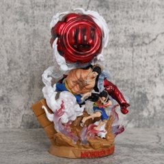 Mô Hình OnePiece bộ 3 luffy gear 4 trạng thái chiến đấu - cao 21cm - nặng 800gram - Figure One Piece - Hộp Màu -  N1-K44-T5-S2