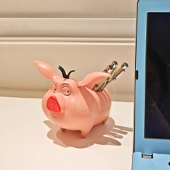 Mô Hình Lợn Natra ( Hộp Đựng Bút ) - Cao 12.5cm - nặng : 76gram - SKU : sh850g - ( Vat : E729-75 ) T4