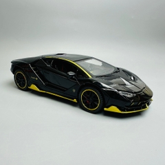 Mô Hình Xe Lamboghini 1:24 đen Hợp kim có thể mở cửa - bánh sau chạy cót - Có tiếng - đèn pha sáng - Dài 20.5cm - rộng 9.5cm - cao 5cm - nặng : 500gram - FULL BOX : box màu SKU : oto121 - N3-K8-T2-S2