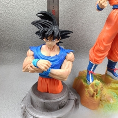 Mô hình DragonBall songoku + bán thân dáng đứng - Cao 33cm -nặng 1200gram - Dragon Ball - Hộp Màu - N1-K53-T4-S1