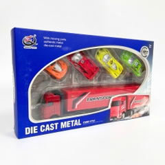 xe contener chở xe hỗn hợp - SKU : oto-QZ642-B - ( Vat : 003-01-50 )