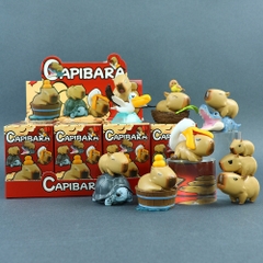 Mô Hình bộ 7 capi bara - Cao 5.5 - 7.5cm - nặng 300gram - Figure capi bara - bọc túi OPP - Hộp Màu - Hm19 N3-K48-T2-S1