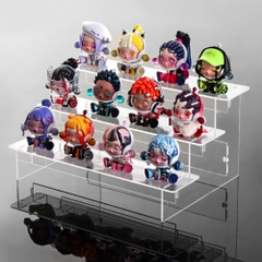 KỆ MICA TRƯNG BÀY MÔ HÌNH 4 TẦNG – DÀI 29CM | KỆ TRƯNG FIGURE ANIME SIÊU ĐẸP