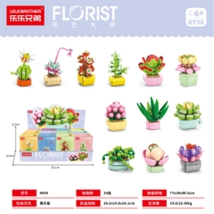 (Giá 1 Hộp - Set 12 Hộp - Đặt Số Lượng 12)  - Bộ lắp ghép Hoa. SKU: LG-8938 - (VAT 001-06-11) -  K121-T1-S7-S8
