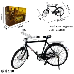 Mô Hình Xe đạp không giỏ 1:10 Hợp kim - Phụ kiện : bơm - Dài 17.5cm - rộng 6cm - cao 11cm - nặng ~ 500gram - FULL BOX : box màu SKU : XYB2027 - (VAT: 003-04-40)