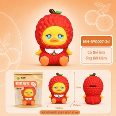 Mô Hình Các Con Vật Cosplay Trái Cây Sầu Riêng size nhỡ KT 15.8*15.5*21 cm  - SKU : MH-BY0007-2 - ( VAT : MH004 )