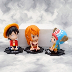Mô hình OnePiece Bộ 6 onepiece lắc đầu - Cao 11cm - nặng 800gram- Figure OnePiece - No Box -n3-k59-t3-s2