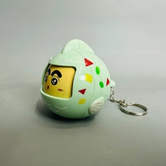 Móc Khoá mô hình shin đổi mặt cosplay cá xanh- cao : 6.3cm - rộng : 6.1cm - figure shin - No Box - n3-k18-t4-s2