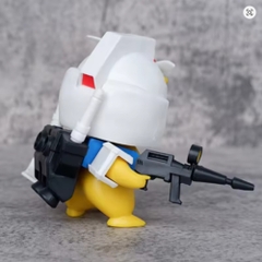 Mô Hình Pokemon pikachu cosplay dáng đứng - Cao 10cm - nặng 300gram - Figure pokemon - No Box - K9-T2-S7