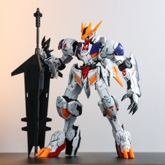 Hàng Cao Cấp - Mô hình Gundam HG 1/100 Max babatos trắng cam - Cao 17cm - nặng 150gram - Figure Gundam - Hộp Đen Sói - SKU : 5056827 K28-T4-S9