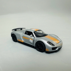 Mô Hình xe Ferrari xám vạch cam 1:36 Hợp kim có thể mở cửa - bánh sau chạy cót - Dài 12cm - rộng 5cm - cao 4cm nặng : 200gram - FULL BOX : box màu SKU : oto308 - N3-K9-T2-S1
