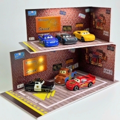Mô Hình 1 Vỉ 6 Xe Oto Hoạt Hình Cars  , tỉ lệ 1:64 - Cao 18cm - rộng 4cm - ngang : 11cm - nặng : 500gram - box màu SKU : oto518 - 829082
