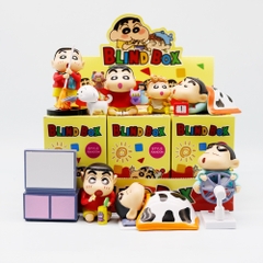 Mô Hình bộ 6 Shin bút chì cosplay - Cao 5.6-8cm - nặng 300gram - Figure Cậu Bé Bút Chì - bọc túi OPP - hộp màu - K24-T1-S6