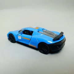 Mô Hình xe ferari xanh vạch cam 1:36 Hợp kim có thể mở cửa - bánh sau chạy cót - Dài 12cm - rộng 5cm - cao 4cm nặng : 200gram - FULL BOX : box màu SKU : oto312 - N3-K10-T2-S4