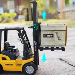 Mô Hình xe nâng hàng ( Hợp Kim ) - bánh sau chạy cót - Dài 13.5cm - rộng 5.8cm - cao 8cm - FULL BOX : box màu SKU : oto-1210-16B - ( Vat : 003-96 !!! ) - K9-T2-S2
