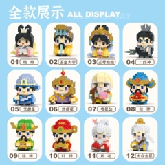 ComBo 12 Nhân Vật Lắp Ghép Thần Tiên - 203-310 Hạt (Tuỳ Loại) - Full Box - Sku : LG-W1601 ( VAT 001-C12-60) K121-T1-S1