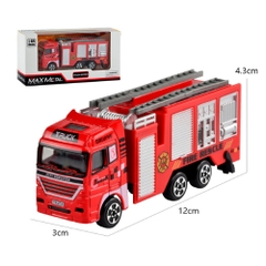 Mô Hình 3 Oto Cứu Hoả hợp kim , tỉ lệ 1:64 - Dài 12cm - rộng 3.5cm - cao 5cm- SKU : oto-CF17-F10 - ( Vat : 003-01-20 )