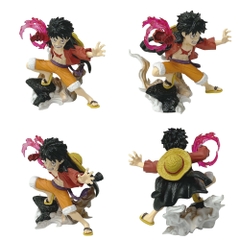 Mô Hình Onepiece Luffy Chiến Đấu - Cao 9.5cm - nặng 110gram - Figure onepiece - Hộp Màu - K26-T2-S8