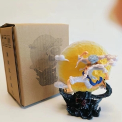 Mô Hình OnePiece Luffy Gear 5 ánh trăng bản nhỏ Bản A - Cao 13.5cm - nặng 125gram - Phụ kiện : có LED , Figure OnePiece - có hộp bìa - N1-K53-T1-S2