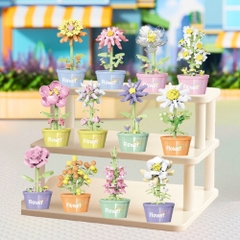 Combo 12 mẫu bộ lắp ghép chậu hoa. SKU: LG-W1504 ( VAT 001-C12-60 ) - K95-T3-S1-2-3-4