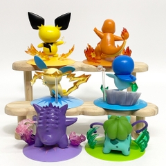 Mô Hình POKEMON Bộ 6 Pokemon có đế bản A - Cao 7-10cm - Nặng 700gram - Pokemon - Hộp Màu - K28-T1-S4