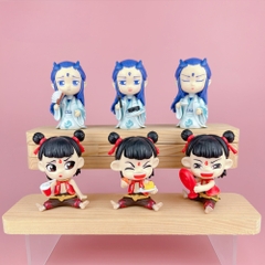 Mô Hình bộ 6 natra chibi - Cao : 7cm - Nặng : 290gram - Figure Natra - Bọc Túi - No Box - K16-T3-S7