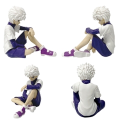Mô Hình Hunter x Hunter Killua Zoldyck cdáng ngồi Cao 10.5cm - nặng 150gram - Figure Hunter x Hunter - Có Hộp màu - K61-T3-S2