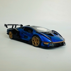Mô Hình xe lambogini xanh đua tỉ lệ 1:24 Hợp kim có thể mở cửa - bánh sau chạy cót - Dài 22cm - cao 5.5cm - nặng 800gram - Figure Oto - FULL BOX : box màu - SKU : oto403 - n3-k6-t3-s4