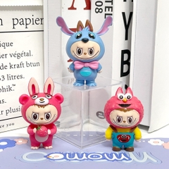Mô Hình bộ 6 labubu B - Cao 6-7cm - nặng 150Gram - Figure Labubu - Có hộp màu - K21-T1-S9