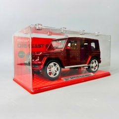 Mô Hình Xe G63 Đỏ tỉ lệ 1:24 Hợp kim có thể mở cửa - Âm thanh Đèn - Dài 22cm - rộng 10cm - cao 9.3cm - nặng : 800gram - FULL BOX : box màu SKU : oto473l - K55-T3-S8