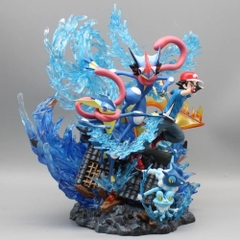 Hàng Cao Cấp -  Mô Hình Pokemon Satoshi bản cao cấp - Có led Đế - Cao : 30cm - Ngang : 33cm - Nặng : 2 kg - Figure pokemon - Full Box - N3-T5