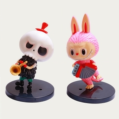 bộ 6 labubu nghệ sĩ siêu dễ thương , blind box - Cao 8-10cm - Nặng 370gram - Bọc Túi - Hộp Màu - K33-T2-S8