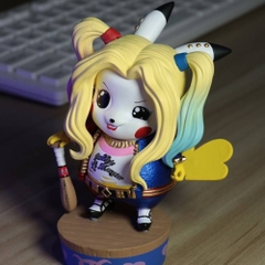 Mô Hình Pokemon pikachu cosplay harley quinn dáng đứng - Cao 12cm - nặng 300gram - Figure pokemon - no box - K9-T2-S12