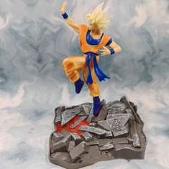 Mô hình DragonBall SonGoku cầm ngọc rồng chiến đấu - Cao 24cm -nặng 500gram - Dragon Ball - Hộp Màu K5-T4-S9