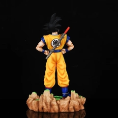 Mô hình DragonBall Songoku dáng đứng , hàng cao cấp - Cao 33cm - nặng 1kg - phụ kiện :  1 gậy đeo lưng - Dragon Ball - Full Box - N1-K25-T5-S2,3